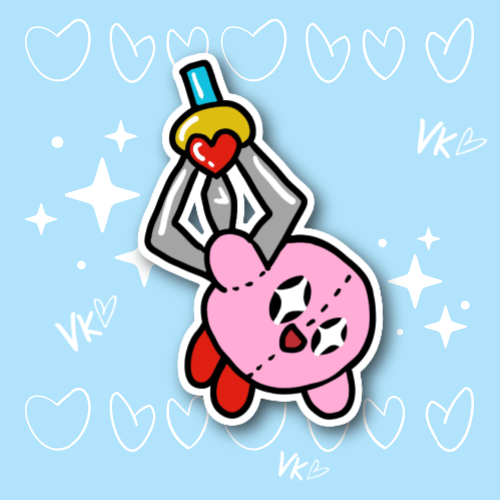 Image of Crane Game Kirby | Sticker