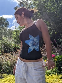 Image 3 of Blue Blossom Cami Top