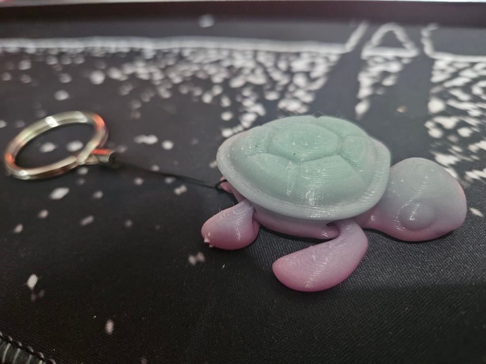 Image of Baby Turtle Keychain