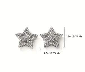 Image of Star Halo Earrings 
