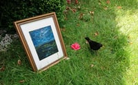 Image 3 of Blackbird on the Wire. Winter, 2023