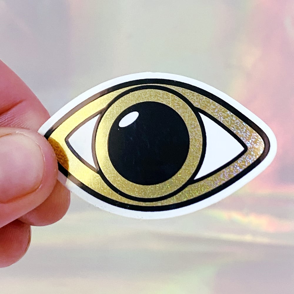 Image of Eye without Lashes Sticker