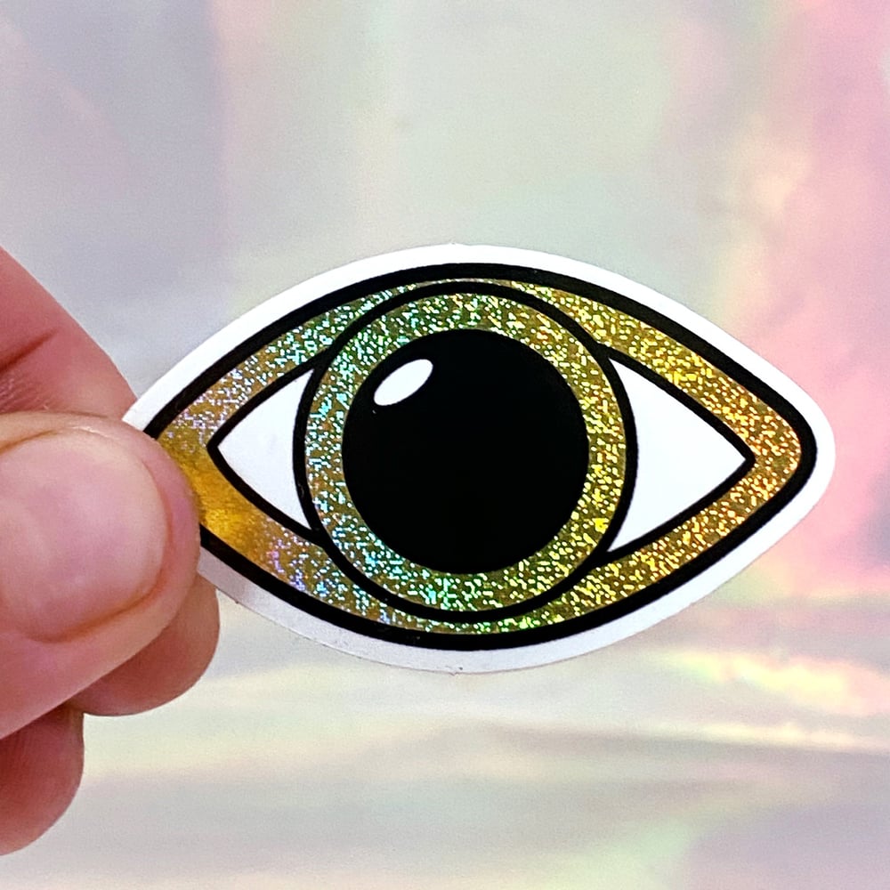 Image of Eye without Lashes Sticker