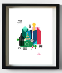 Image 2 of Framed 2026 World Cup Houston Prints