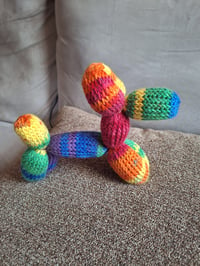 Image 2 of Small Knitted Balloon Dog