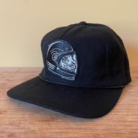 Image 2 of Go Fast! - BLACK // HEMP FIELD TRIP TRUCKER HAT 