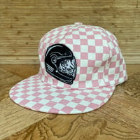 Image 2 of Go Fast! - BLUSH // CHECKERBOARD FIELD TRIP HAT