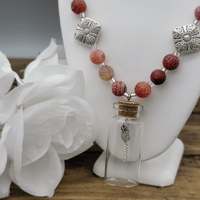 Image 2 of Owl Charm Jar Necklace