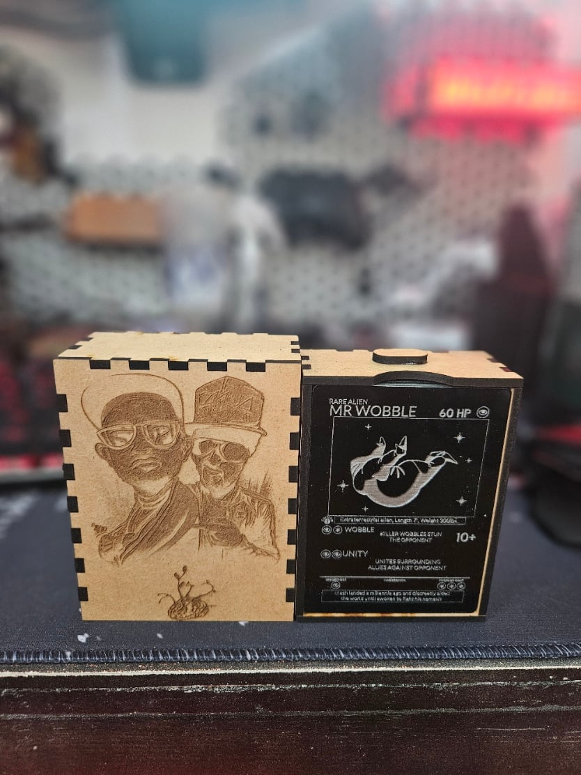 Image of Acrylic Bass Festi Card