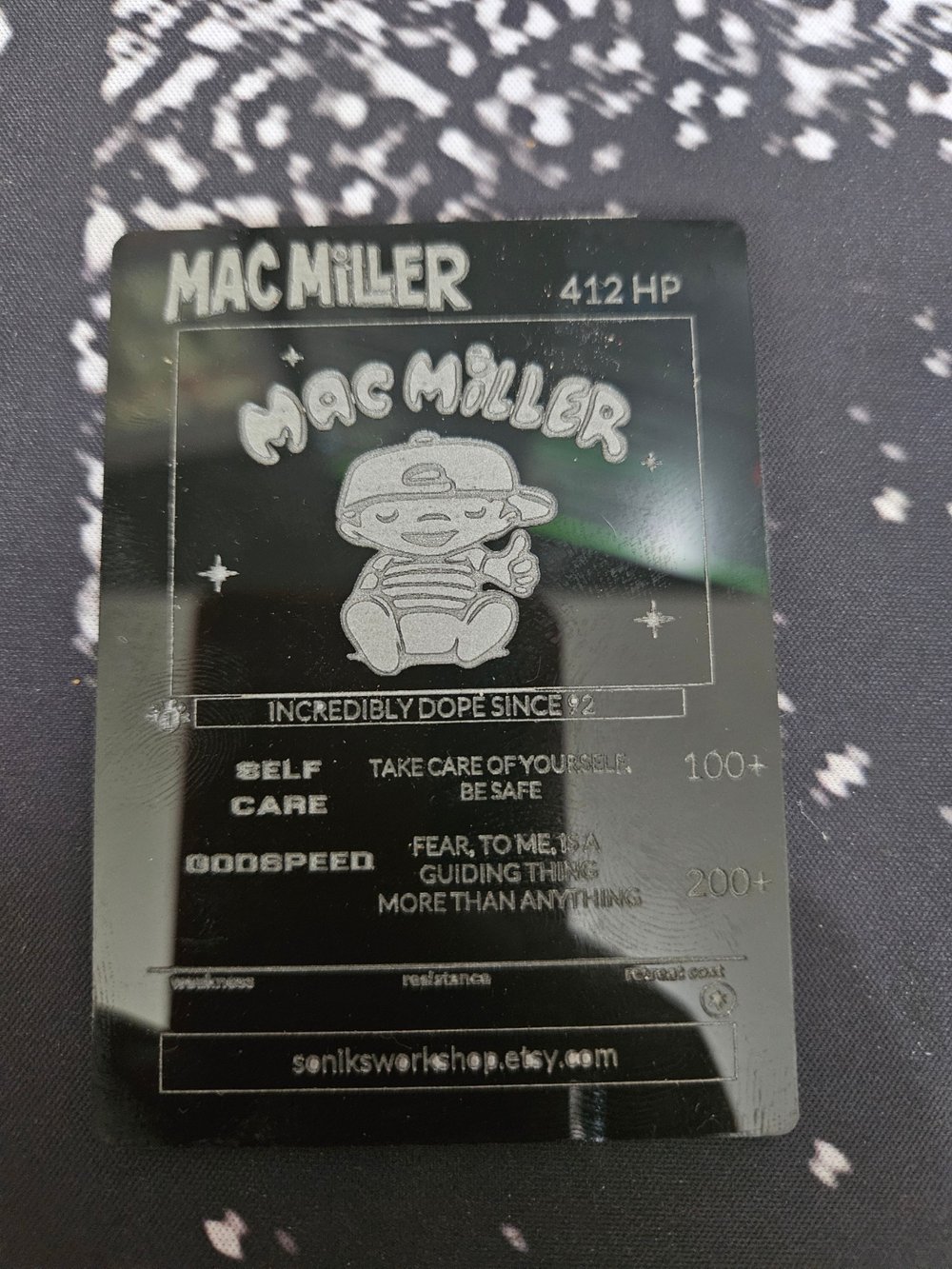 Image of Acrylic Bass Festi Card