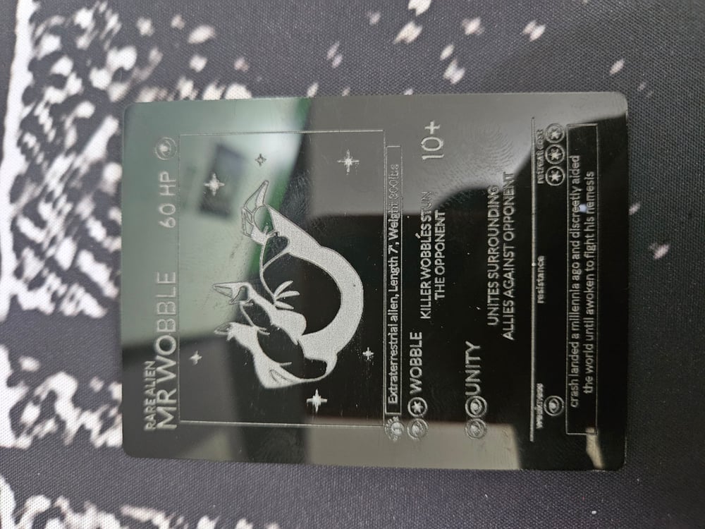 Image of Acrylic Bass Festi Card