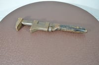 Image 2 of Bemis and Call Co. Springfield Mass. USA, 15 Inch Wood Handle Monkey Wrench, #842