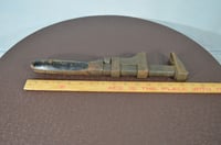 Image 3 of Bemis and Call Co. Springfield Mass. USA, 15 Inch Wood Handle Monkey Wrench, #842