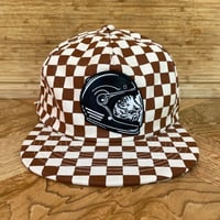 Image 1 of Go Fast! - RUST // CHECKERBOARD FIELD TRIP HAT