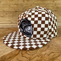 Image 2 of Go Fast! - RUST // CHECKERBOARD FIELD TRIP HAT