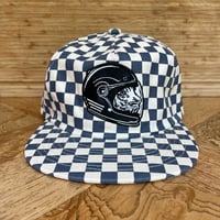 Image 2 of Go Fast! - SLATE BLUE // CHECKERBOARD FIELD TRIP HAT