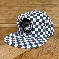 Image 1 of Go Fast! - SLATE BLUE // CHECKERBOARD FIELD TRIP HAT