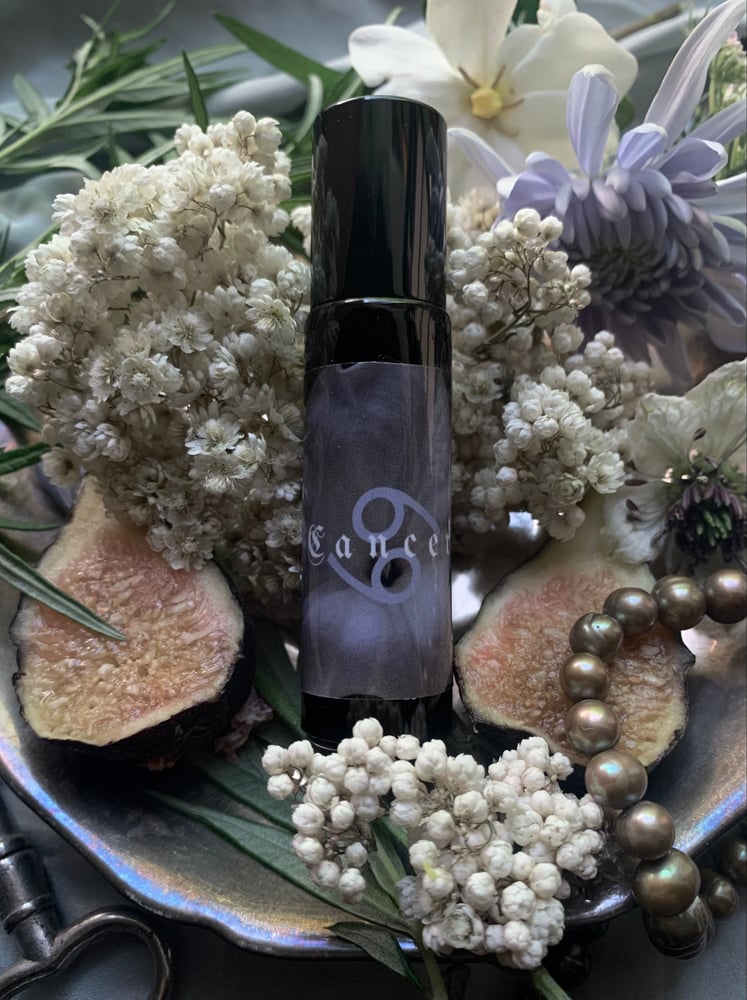 Image of Cancer Perfume Oil (Tuberose, Coconut Milk, Violet)