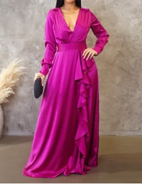 PURPLE SOCK IT TOO ME MAXI DRESS
