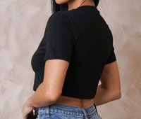 Image 2 of SEXY BOW CROP TOP 