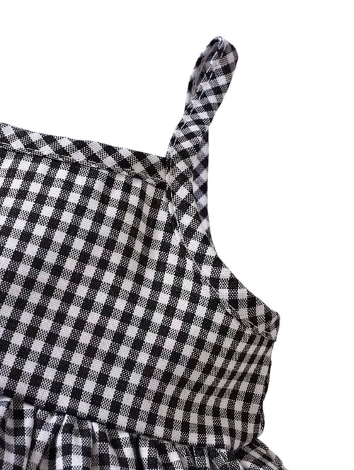 Image of Plaid Baby Dress With Bow