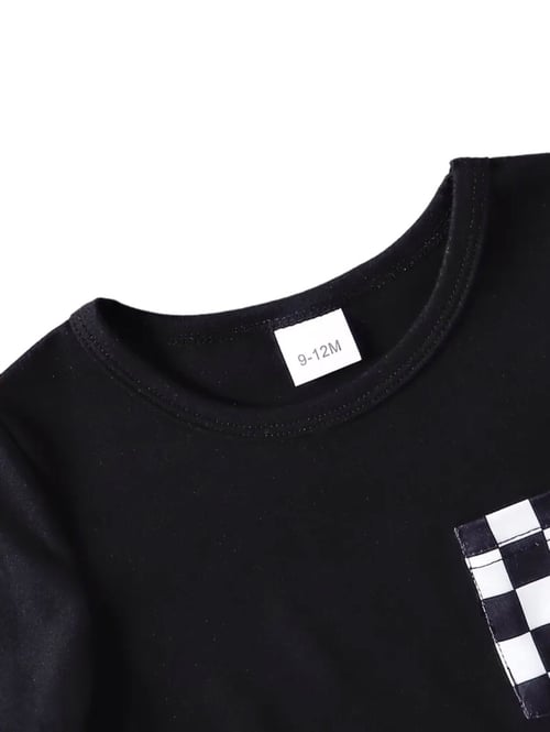 Image of 2pcs Baby Checkerboard Set