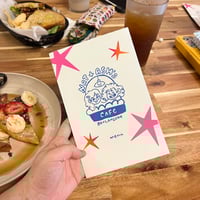 Image 1 of nat + ash's cafe zine