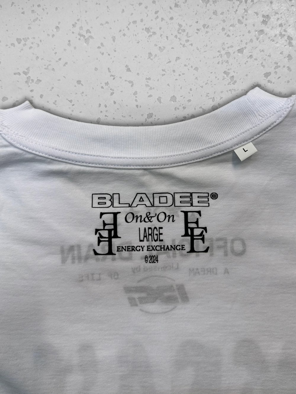 Bladee White Razorwire Tee