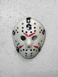 Image 1 of Goth Money White Friday 13th Mask