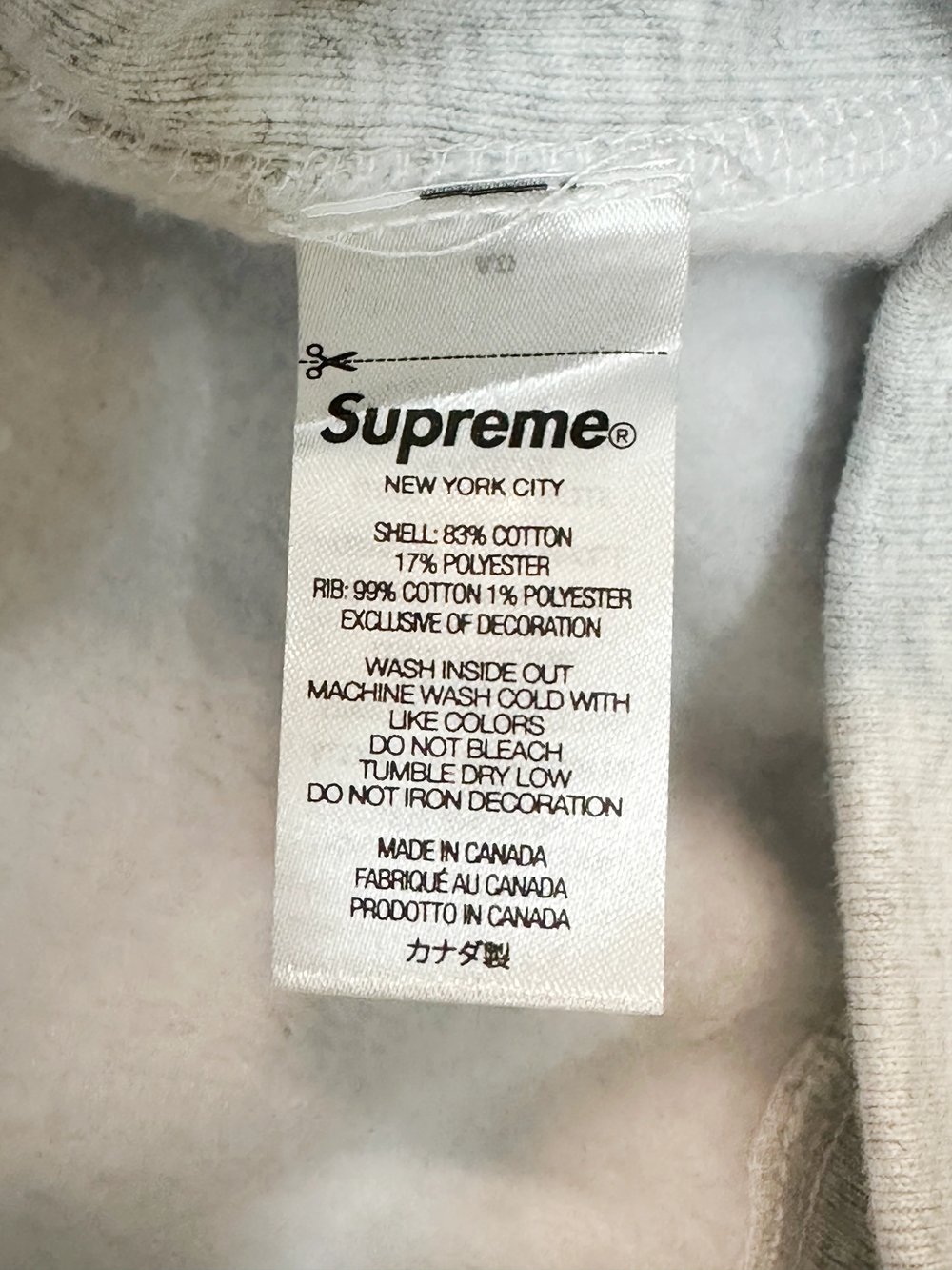 Supreme Grey Camo Box Logo