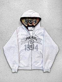 Image 1 of Supreme x Margiela Zip Up Grey Hoodie