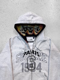 Image 2 of Supreme x Margiela Zip Up Grey Hoodie