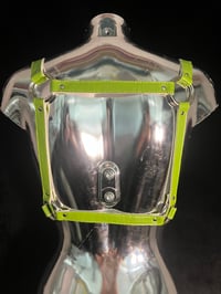 Image 1 of SAMPLE - Lime Green Square Back Harness - XS