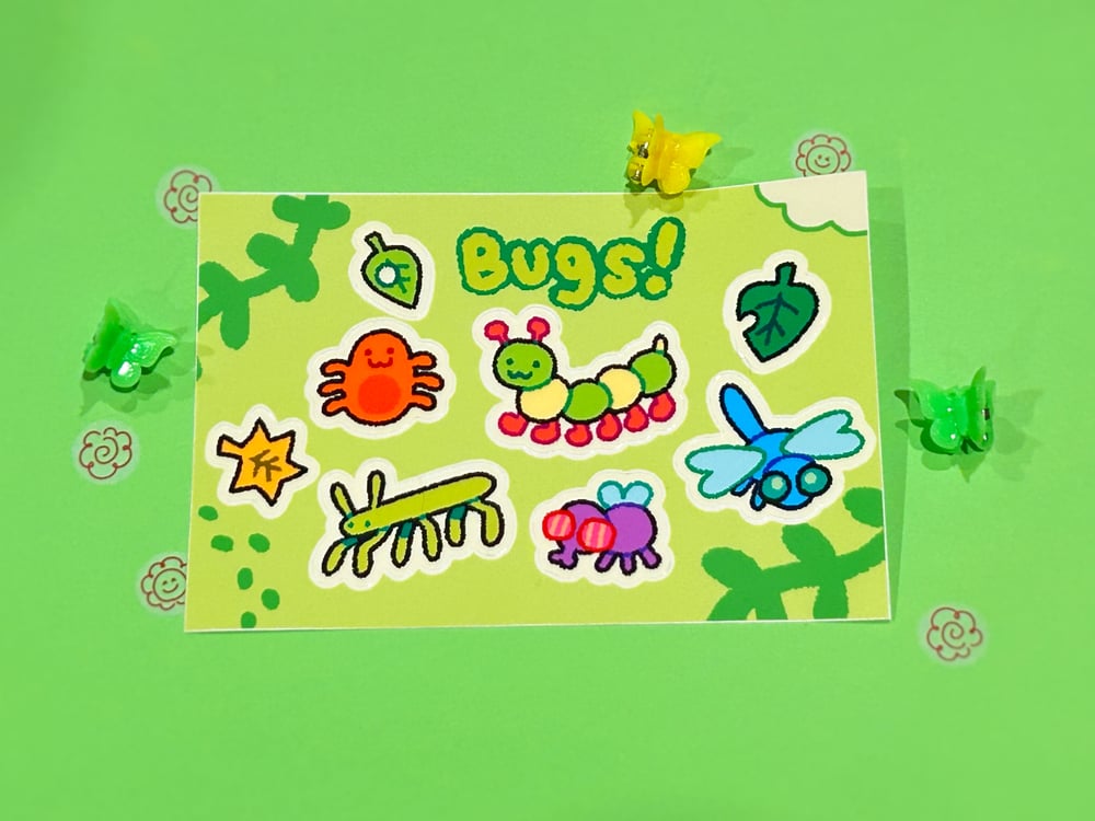 Image of Bugs! Sticker Sheet