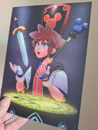 Image 2 of Kingdom Hearts 1 (Frosted Effect Print)