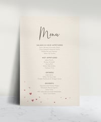 Image 1 of Wedding Menu