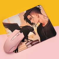 Image 1 of Mouse Pad - Marcin with crow