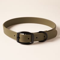 Image 2 of Collier en Biothane Vert Olive 