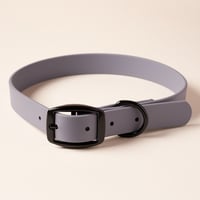 Collier en Biothane Gris