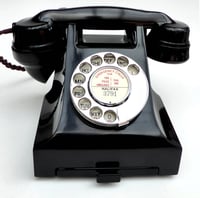 Image 1 of VOIP Ready Black 332 GPO Bakelite Telephone