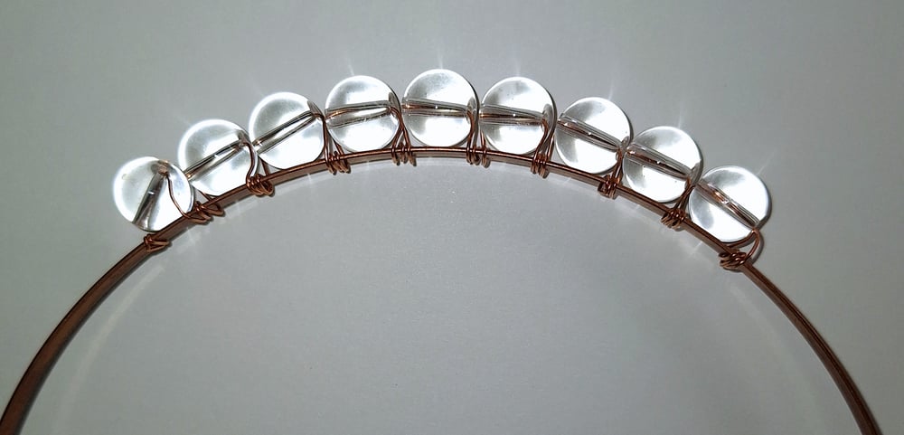 Image of Energetic Crystal Quartz Headband-VORTEX CHARGED