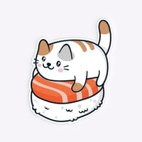 Image 1 of Gato Sushi Sticker