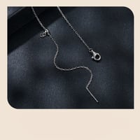 Image 4 of 0.5 CT Moissanite Pear-shape Necklace (in real 925 Sterling Silver)