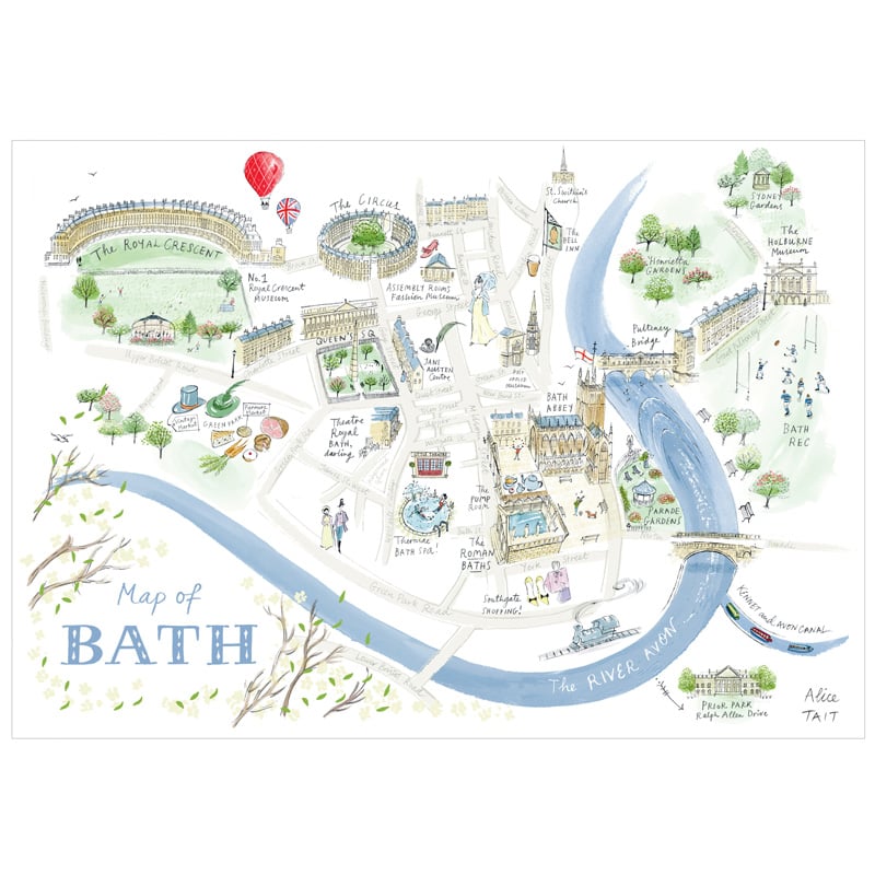 Map of Bath