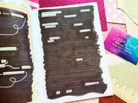 Image 3 of Distro: Sex Poems Vol. 3 - an Erotic Blackout Poetry Zine