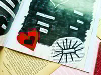 Image 3 of Distro: Affirmations for Queer Girls Blackout Poetry Zine