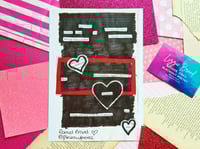 Image 4 of Distro: Affirmations for Queer Girls Blackout Poetry Zine