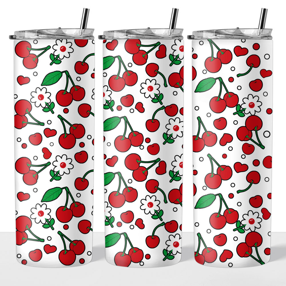Image of Cherry 20oz Tumbler🍒