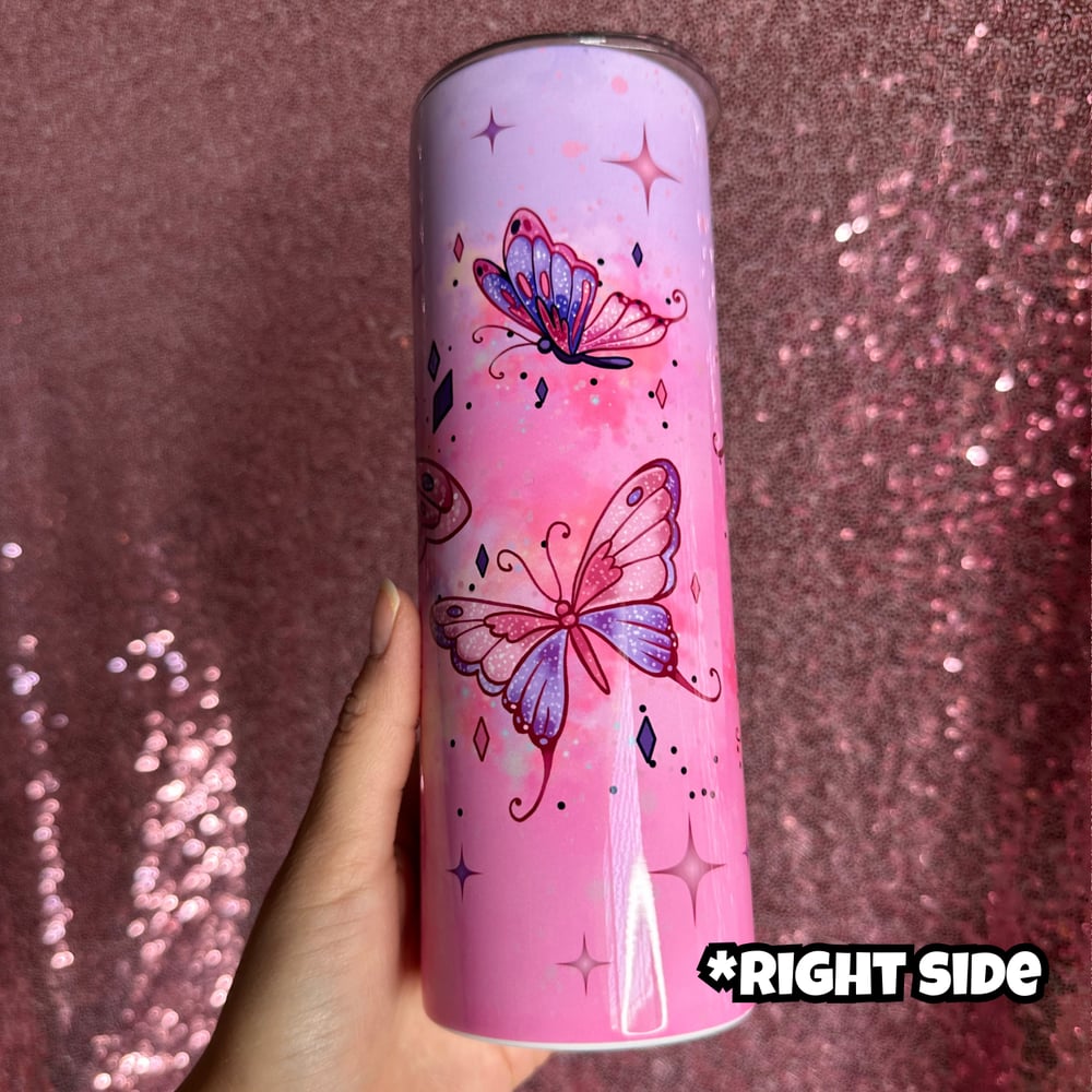 Image of Purple Butterfly 20oz Tumbler💜💖