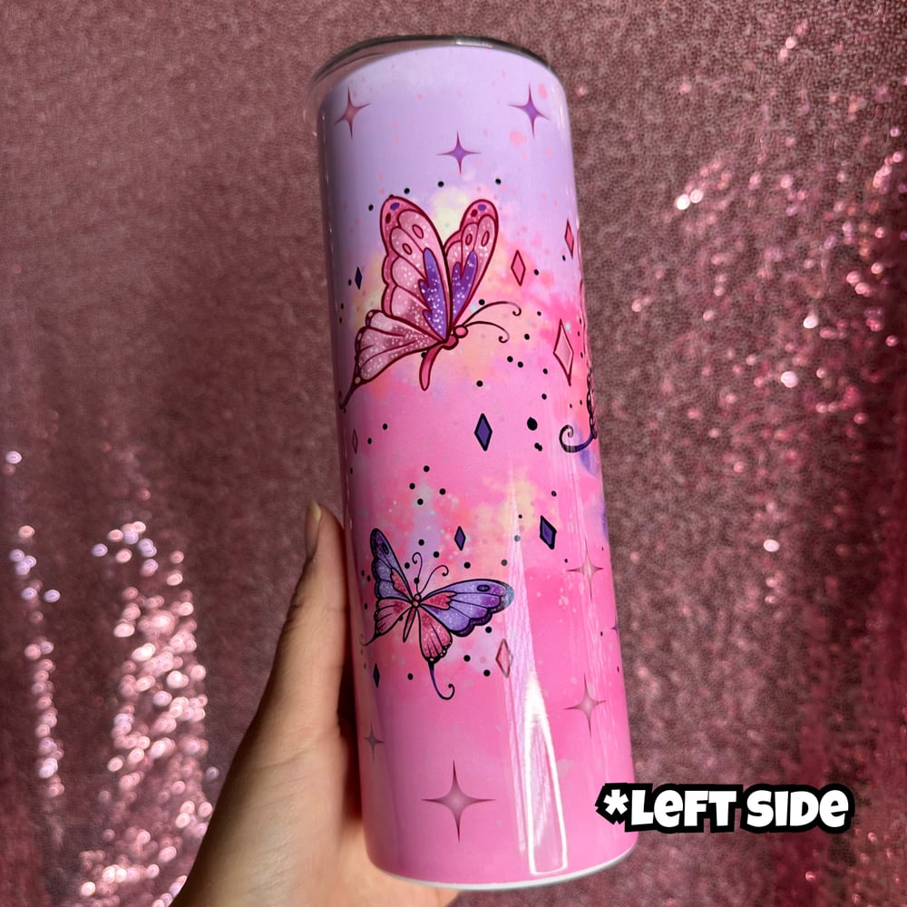 Image of Purple Butterfly 20oz Tumbler💜💖